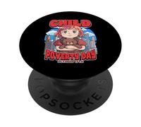 Child Poverty Day October 17th Help Kids PopSockets Adhesive PopGrip