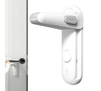 Child Proof Door - Door Lock for Kids, Child Safety Locks, Modern Proofing Hardware, No Drilling Security Handle Latch for Home Bedroom Living Room Kitchen Bathroom Balcony