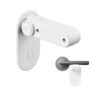 Child Proof Door Lock - Door Locks for Kids Safety - Baby Safety Products No Drill Security Stopper for Kids Bathroom Kitchen Nursery School Hotel Home Apartment