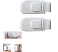 Child Proof Door Lock, Snap-On Door Knob Safety Lock & Door Handle Child Lock, No Tools Required, The Childproof Lock Toddlers Can't Reach, Fits Knobs & Levers for Baby Cats & Dogs Home Safety (2Pcs)