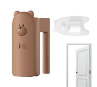 Child Proof Door Stopper | Bear Design Soft Guard | Door Slam Preventer | for Finger Safety Protection Home Bedroom Living Room
