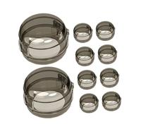 Child Proof Gas Stove Knob Covers 10pcs Black PC Safety Shields