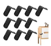 Child Proof Locks - 10 Piece Easy Release Latch for Home Safety | 2.76 Inch, ABS Construction with 90 Degree Rotation, Secure Cabinet Protectors for Furniture and Appliances