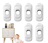 Child Proof Locks | 6X Cupboard Door Safety Lock | Multifunctional Childproof Door Latch, Toddler Security Protection Device for Home, RV