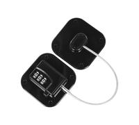 Child Proof Refrigerator Lock 1PC Cabinet Lock Safety Refrigerator Lock Safety Lock Punch-Free Child Password Lock Security Locks Sliding Closet Door Locks for Mayor Seguridad(Black)