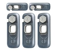 Child Proof Refrigerator Lock | 5pcs Anti-Pinch Cabinet Door Locks | Childproof Refrigerator Locks with Adhesive Pads | Adhesive Child Safety Fridge Locksfor for Drawers, Oven, Cupboard, Closet