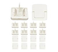 Child Proof Socket Covers, Set of 10 Socket Protectors, Reusable Child Safe Socket Covers, Safe Socket Protectors for Home, Offices, Where