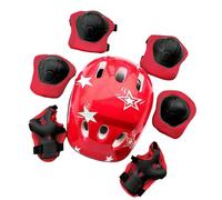 Child Protective Gear Set Adjustable Headgear Knee Elbow Pad Wrist Guard For 3-16 Boy Girl Scooter Skateboard Cycling Elbow Pad Kids