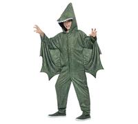 Child Pterodactyl Dinosaur Green Halloween Fancy Dress Party Costume