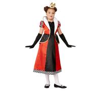 Child Queen of Hearts Alice Book Week Fancy Dress Costume 4-12 yrs
