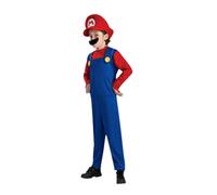 (Child Red, 120-130cm) Super Mario Bros. Cartoon Costume Costume Cosplay