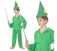 Child Robin Hood or Peter Pan Costume | Small (Hieight 100 - 110cm)