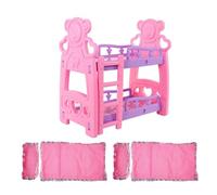 Child Role Playing Miniature Bed Assembly Kits Realistic Bedroom Scene Display Pretend Play Doll House Furniture Toy Toddler Pretend Play Furniture