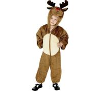Child Rudolf Reindeer Costume Ages 4-6 (S), Height 115-128cm