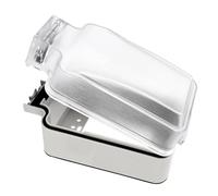 Child Safe and Tamper Proof Weather Resistant Outlet Box with Visible Cover for Simple Patio Outlet Housing