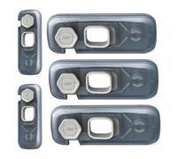 Child Safe Fridge Lock, Door Locks for the Safety of Children, Child Safety Cabinet Locks, Self-Adhesive Child Safety Fridge Locks for Drawers, Refrigerators and