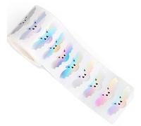 Child Safe Halloween Bat Sticker Roll Safe Paper Decorations for Creative Scrapbooking Projects Halloween Bat Sticker Roll