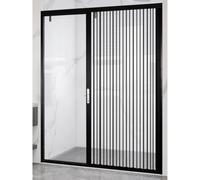 Child-Safe Transparent Acrylic Folding Sliding Door - Metal Frame Interior Bathroom/Kitchen Space Divider Perfect for Home & Office Use