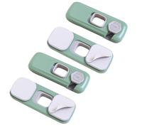 Child Safety Cabinet Lock 4 Pcs Green Abs 360 Degree