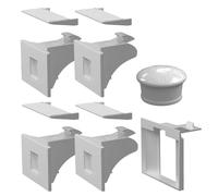 Child Safety Cabinet Lock - Toddler Drawer Catch, Baby Door Stopper | Hidden Magnetic Latch System, Cabinet Protection with Quick Setup for Household Drawers Cupboards Child Protection