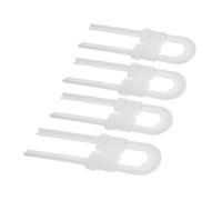 Child Safety Cabinet Locks 4pcs White Abs Added Security | Easy to Use on Kitchen Cabinets and Cabinet Doors, Versatile Design for Homes, Back to School Decorations