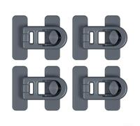 Child Safety Fridge Locks for Secure Home Protection Against Curious Kids Easy Installation for Fridges, Cupboards and Drawers (Grey)