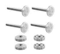Child Safety Gate Spindle Screw Bolts, 4Pcs Stair Gate Fittings Stair Gate Extension Screws No Drill Safety Gate for Stairs Door M10 Stair Gate Parts for Pressure Mounted Gates - 80mm