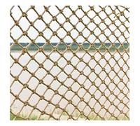 Child Safety Gates, Decorative Jute Hemp Netting, Climbing Isolation Net Cargo Network Hemp Rope Net Anti Wear, 4mm Rope 10cm Hole(Colour: Yellow)(2x6m(6.56X19.68ft))