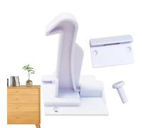 Child Safety Latches - Cabinet Latch Lock | Invisible Drawer Locks | Toddler Proofing Safety Lock with Adhesive | Invisible Cabinet Lockers for Bedroom, Bathroom, Kitchen, Home Cabinet Security