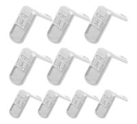 Child Safety Lock, 10x Cabinet Drawer Lock, 2.76x2.76x1.57 Inches Removable Secure Latch, Baby Proofing Strap Set, for Kitchen, Bathroom, Fridge, Closet, Furniture