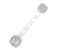 Child Safety Lock - Adjustable Strap Baby Proof Latch, Multi Use Double Bolt Clip | Flexible Child Proof Security Lock, Non Drill Adhesive Latches for Cabinets, Toilet, Fridge, Drawers and More