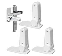 Child Safety Lock Self Adhesive - Lever Door Lock, Strong Minimalist Lock | Secure Protection for Cabinet, Cupboard, Drawer, Child Lock, Reliable Child Lock, Quick Installation No Drilling