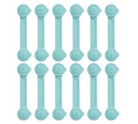 Child Safety Locks - 12 Toddler Cupboard Locks | ABS Child Safety Cabinet Locks | 360° Swivel Buckle Drawer Locks, Fridge Doors, Cabinets, Drawers, Doors No Pinch Latches