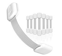 Child Safety Locks 8-Pack for Cabinet Baby Proofing No Tool or Drilling Needed with Super Strong 3M Adhesive Multi-Purpose Locks Baby Proof Home Drawer Cabinets Oven Toilet Seat by Skyla Homes