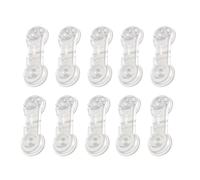 Child Safety Locks for Cabinets,Child Proof Cabinet Locks | 10 Piece Cabinet Child Safe Latches,Transparent Protection Latches for Drawers,C
