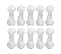 Child Safety Locks for Cupboards, Child Safe Drawer Locks - Pack of 10 Self-Adhesive Cupboard/Drawer Door Latches - Drawer Locks, Child Safe, Quick and Easy Lock