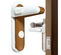 Child Safety Locks for Doors - Handle Locks for Proofing,No Tools Needed Door Safety Lock, Child Safety Door Lock for Prevents Kids Cats Dogs