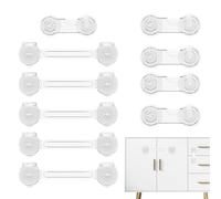 Child Safety Locks | Safety Locks for Drawers | Latch No Drilling Proofing for Fridge Appliance Kitchen Cupboard Closet Drawer Kids Family