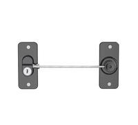 Child Safety Locks Window Door Cable Ventilator Kid Lock Security Locking Keyed Opening Restrictor for Protection(Black)