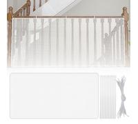 Child Safety Net, 10ft x 2.5ft Thicken Durable Child Safety Protective Net Balcony Banister Stairs Guard Protective Netting Fence Fine Mesh for Kids Baby Toys Pets