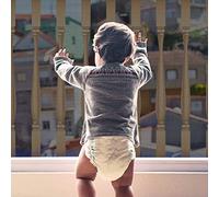 Child Safety Net,Durable Banister Guards for Kids Safety for Indoor Stairs Rails Cribs Balcony, Easy to Install and Use for Kids Pets Toys Safety with More Ties (Black)