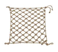 Child Safety Net for Railing & Stairs, 3x5m Hemp Rope, Durable Protective Mesh with 10cm Holes, Vintage Swing Set Decoration, Ideal for Indoor & Outdoor Use