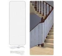 Child Safety Net,Netting,Stair Railing Rope,200×79cm Balcony Stairs Protective,Gate Sturdy Stairway Fence Mesh Protection,for Kids,Baby,Pets,Patios Safe Rail,Durable Outdoor Banister Guard,Toys,White
