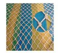 Child Safety Net Stair Railing Net Balcony Fall Protection Net Cargo Trailer Net Handmade Hemp Rope Mesh 12mm Fence Netting Kids Safety Mesh & Versatile