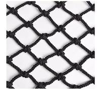 Child Safety Net White Rope Mesh Construction 6mm Thick 5cm Mesh (1x8m Color: Black) Perfect for Home Safety and Outdoor Use