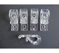 CHILD SAFETY ROLLER OR ROMAN BLIND OR CURTAINS CLEAR P CLIP X PK10, CORD TIDY