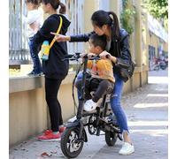 Child Safety Seat - Folding Portable Carrier, Toddler Handrail Attachment | Easy Mount Kid Harness, Adult Ride Along Seats, Folding Safety Seat for Travel Parks Lightweight Family Excursions