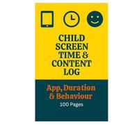 Child Screen Time & Content Log - Track App, Duration & Behaviour