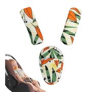 Child Seat Belt Shoulder Protector, Baby Car Seat Strap Covers Set - Soft Seat Belt with Seat Belt Straps - Cus