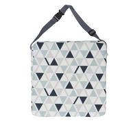 Child Seat Booster Cushion Heightening Sponge Soft Comfortable Seat Cushion for Kids Dining and Travel Polyester Fiber 32x32x8cm (Triangle)